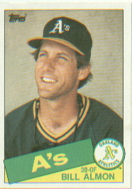 1985 Topps Baseball Cards      607     Bill Almon